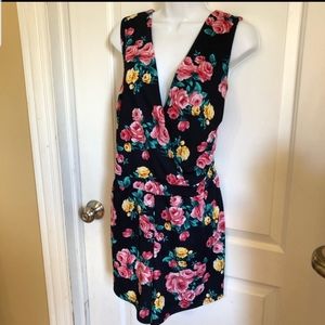 Forever 21+ Floral Shorts Romper 2x